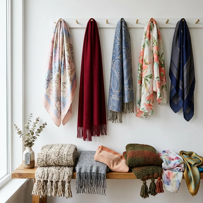 New Scarf Collection: Wool to Silk, Floral Prints & Chunky Knits New Scarf Collection: Wool to Silk, Floral Prints & Chunky Knits