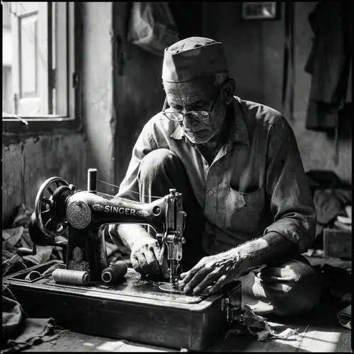 Art of Tailoring: Vintage Black and White Photography
