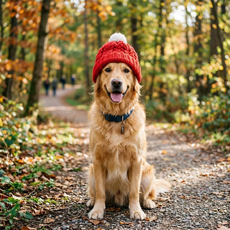 Perro Con Sombrero Color Rojo - Cute Dog Hats