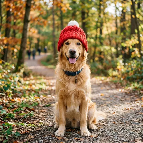Perro Con Sombrero Color Rojo - Cute Dog Hats