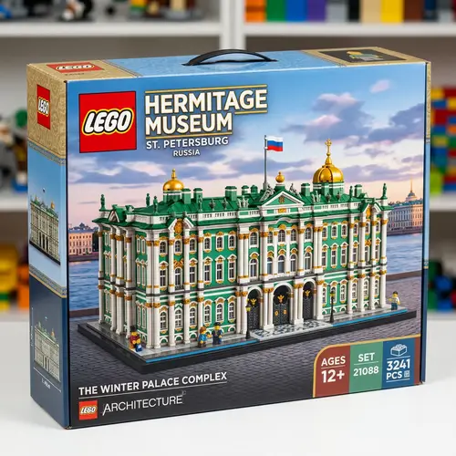 Lego Hermitage Museum Set | Packaging Design
