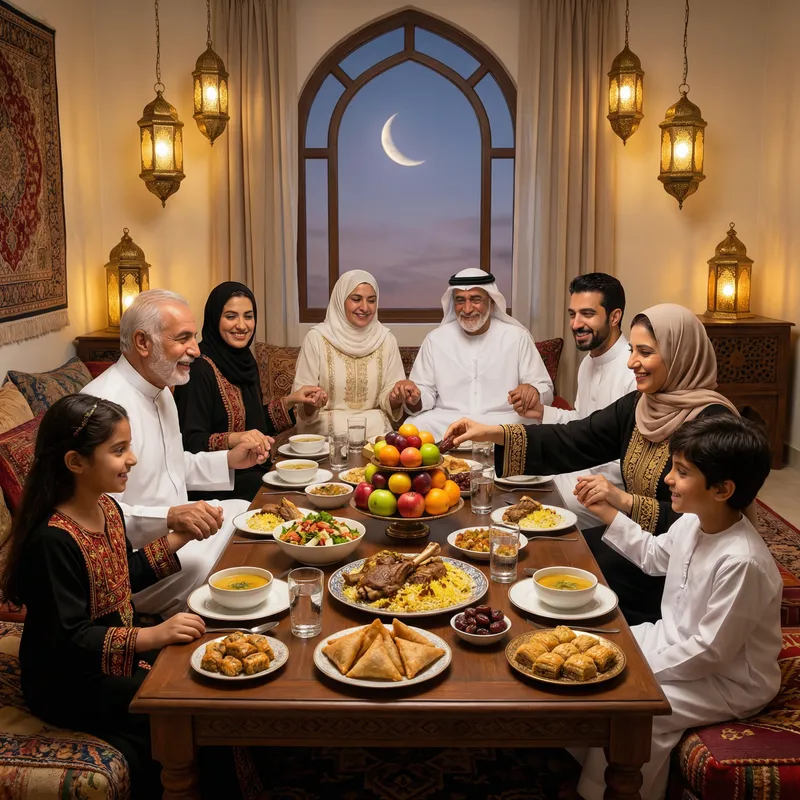 Ramadan Family Gathering | Cultural Fasting Tradition