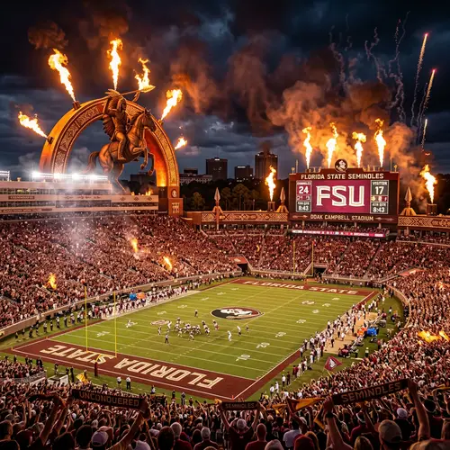 Cinematic Florida State Seminoles Stadium Experience