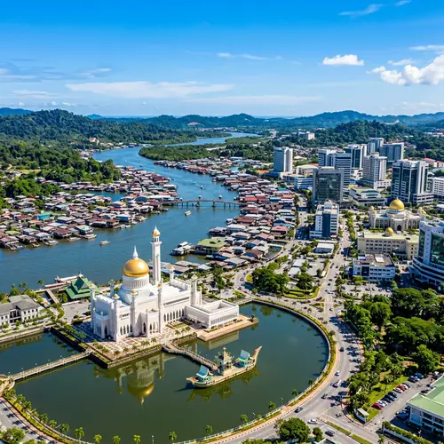 Stunning Urban Landscape of Bandar Seri Begawan, Brunei