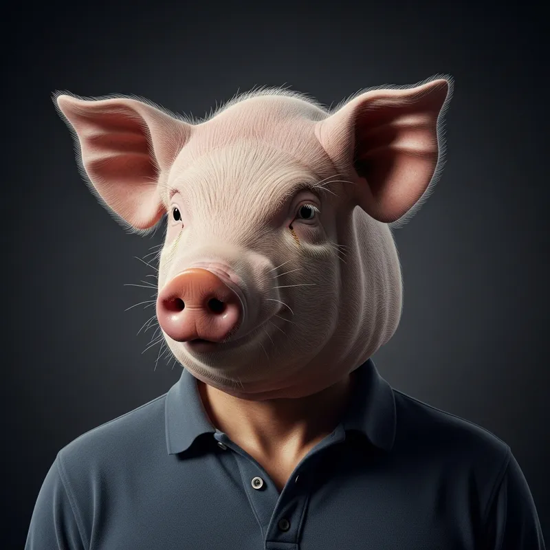 Pig Head Replacement Fun for Creators