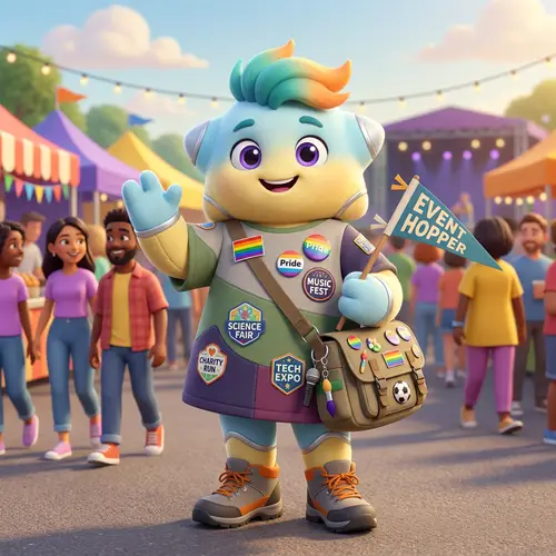 Non-Binary Mascot for Events