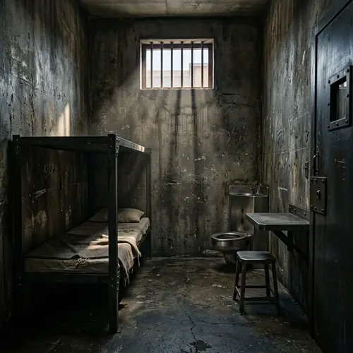 Solitary Confinement Prison Cell - A Detailed View
