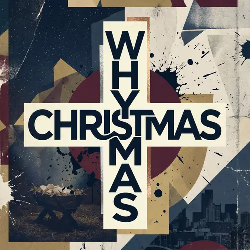 Why Christmas Cross Poster Design