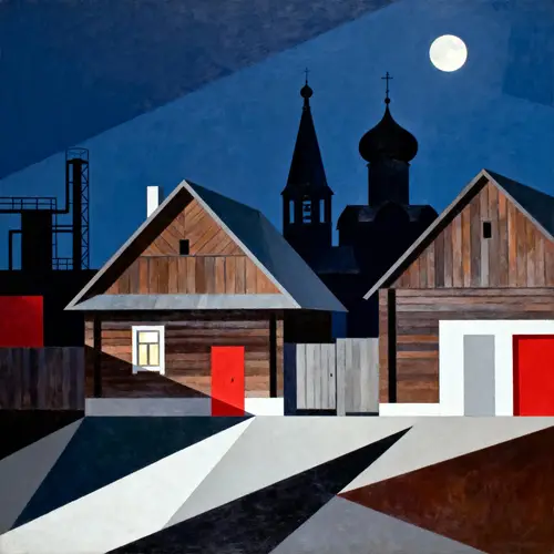 Constructivist Style: 1900s Russian Night Aesthetic