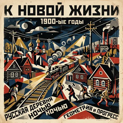 Constructivist Style: 1900s Russian Night Aesthetic