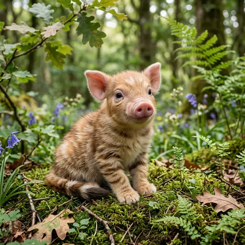 Kitten-Piglet Mythical Creature