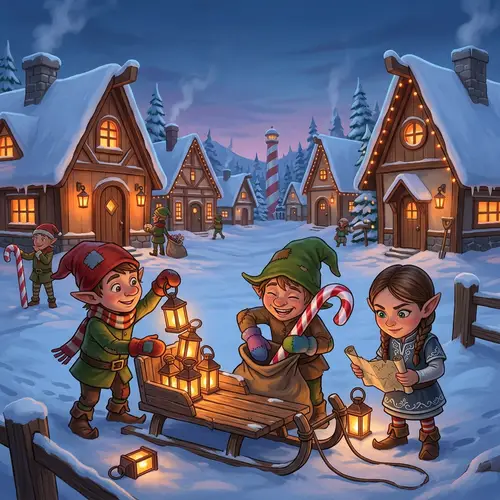 Adventures of 2 Mischievous Elves and a Female Elf