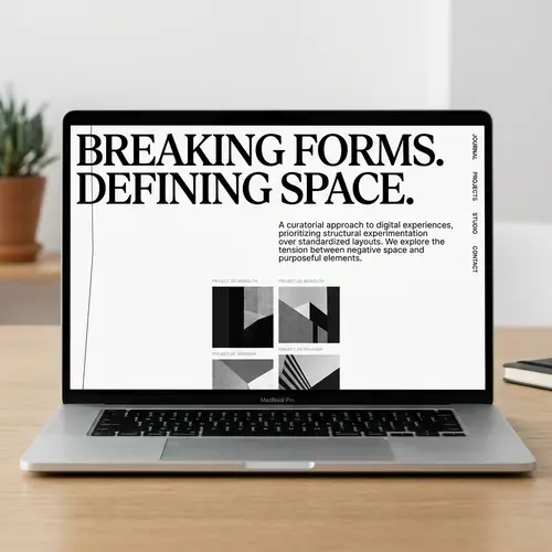 Minimalist Digital Interface Design | Creative and Bold Concepts