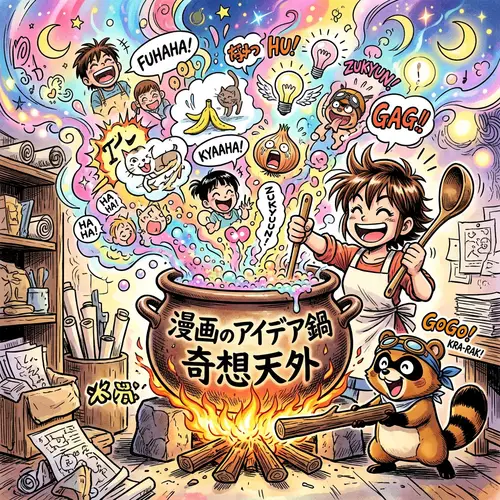 Humorous Japanese Manga Pod Churning Concepts