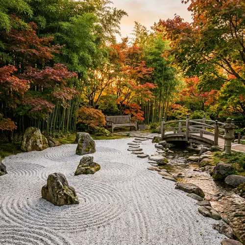 Tranquil Zen Garden: Peaceful Japanese Landscape