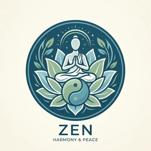 Zen Logo Design: Harmony, Balance, Peace | Tranquil Colors