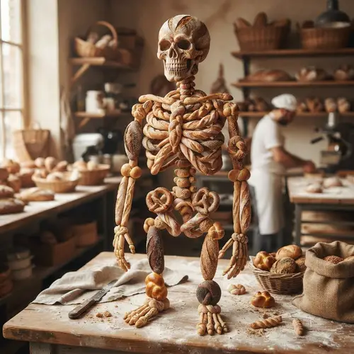 Creative Bread Skeleton Ideas for Halloween