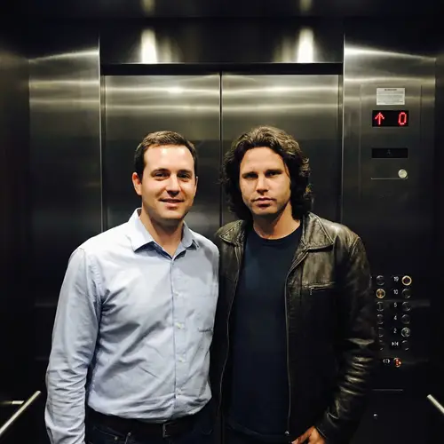 Me and Jim Morrison in an Elevator Photo