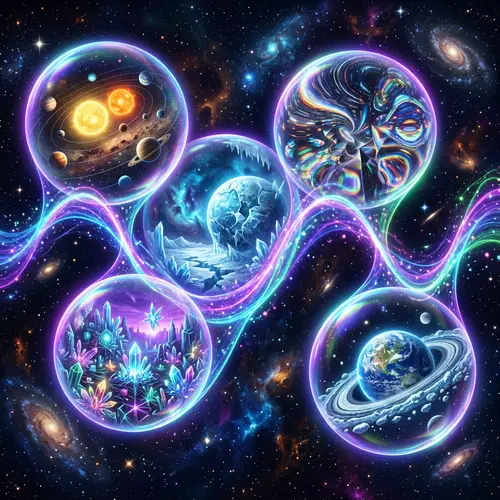 Surreal Cosmic Quantum Waves and Alternate Universes