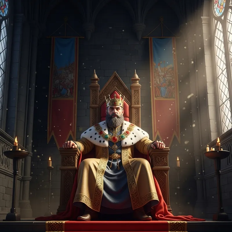 Majestic King: Symbol of Power and Authority