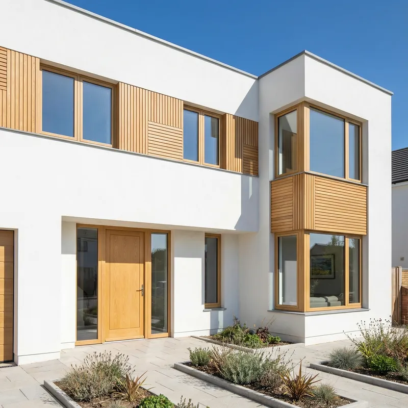 Modern White House Facade Design Ideas