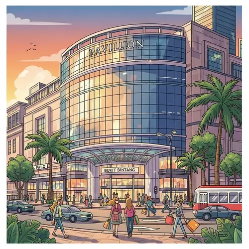 Pavilion Bukit Bintang Malaysia Photo Illustration