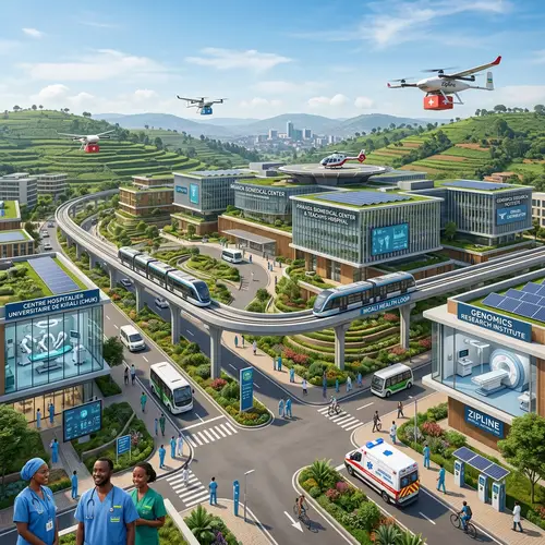 Futuristic Health City Concept in Rwanda