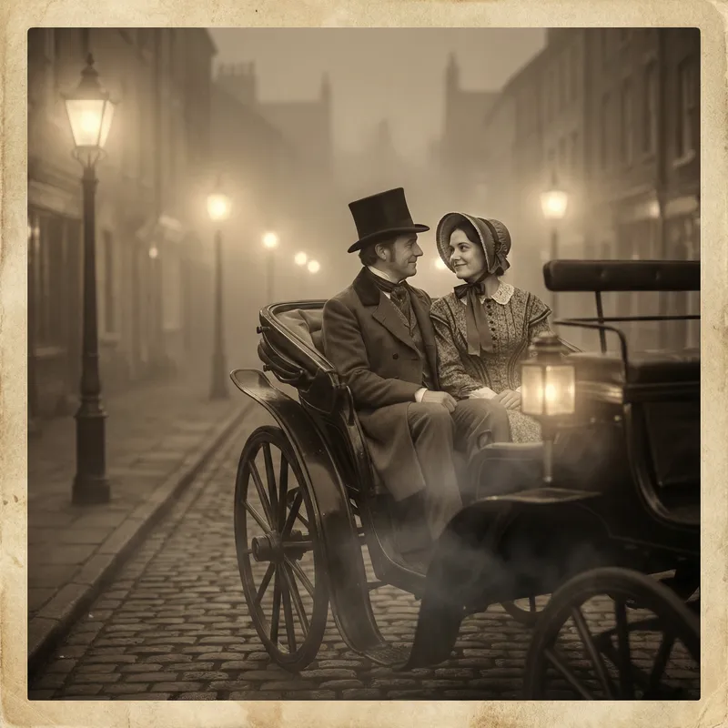 Victorian Romance: Carriage Portrait Photography Victorian Romance: Carriage Portrait Photography