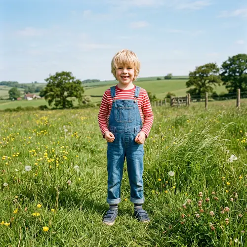 Adorable 6-Year-Old Boy in Diaper: Cute Moments
