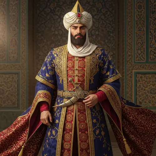 Luxurious 15th Century Persian Aristocrat Outfit