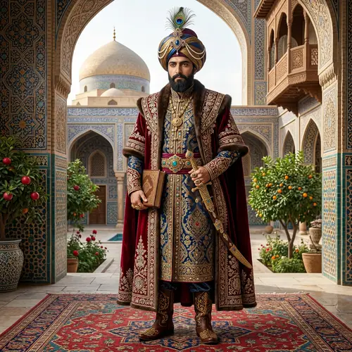 Luxurious 15th Century Persian Aristocrat Outfit