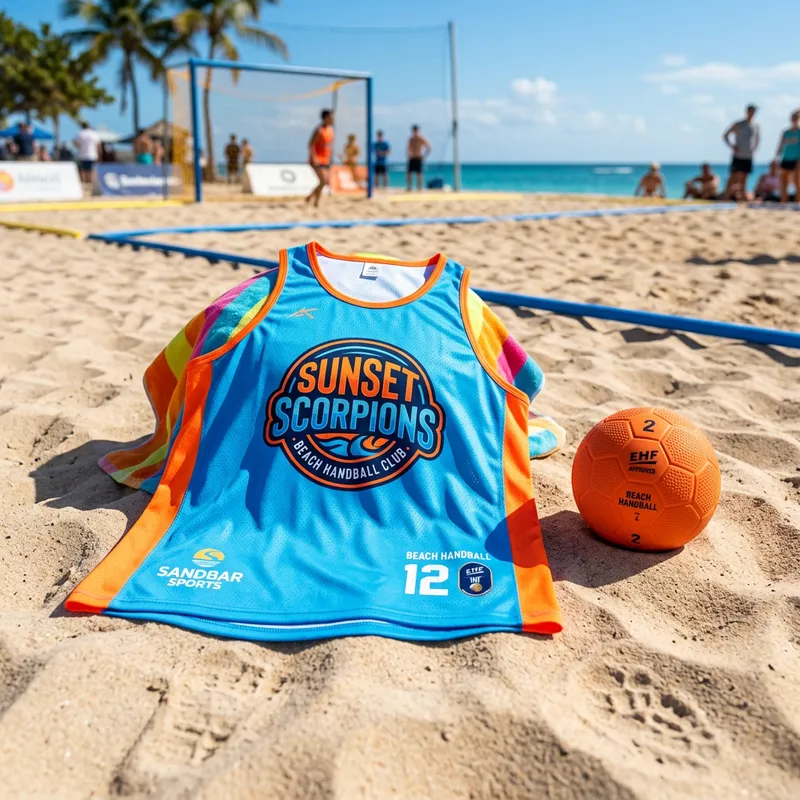 Vibrant Beach Handball Jersey for Outdoor Sports