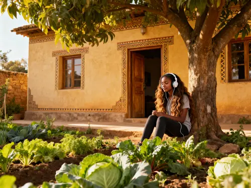 Beautiful Ethiopian Traditional Home and Garden