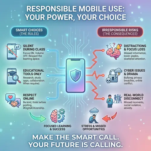 Responsible Mobile Phone Usage Guidelines for High School Students