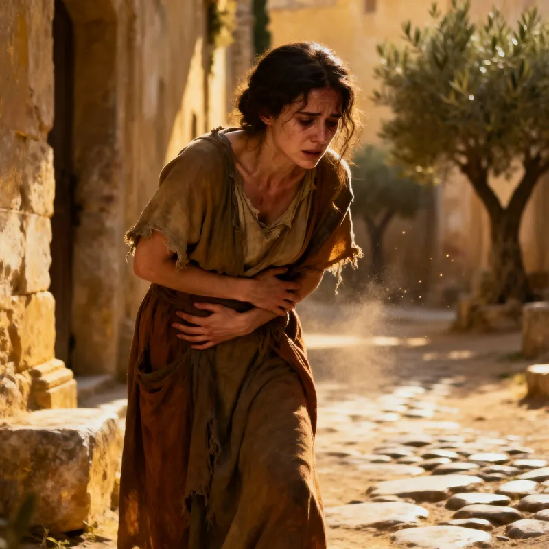 Bible Story: Woman with Issue of Blood Images