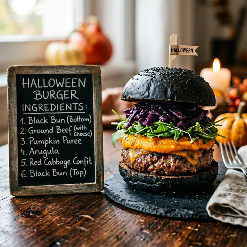 Halloween Burger Recipe Halloween Burger Recipe