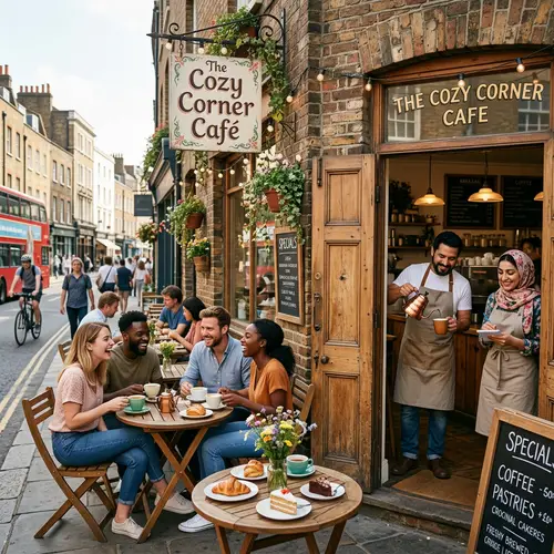 Cozy Cafe Corner: A Perfect Spot for Coffee Lovers