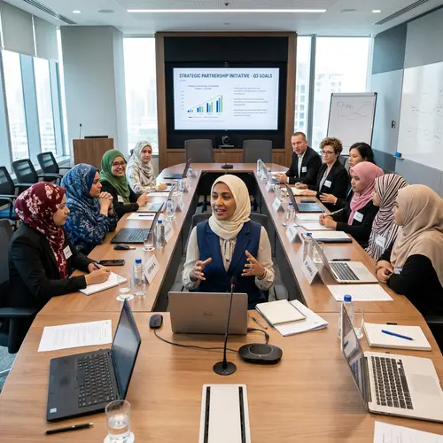 U-shaped Table Meeting with Diverse Participants