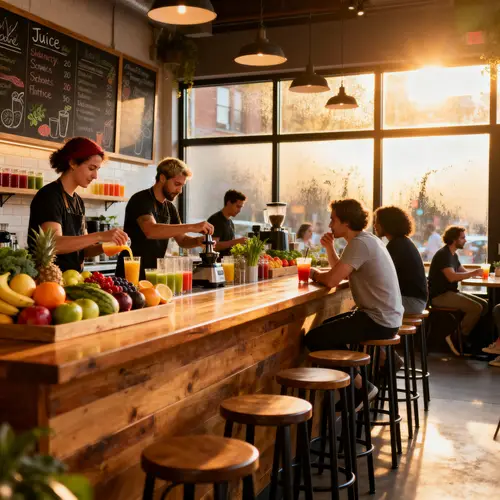 Fresh Juice Bar in the Heart of the City