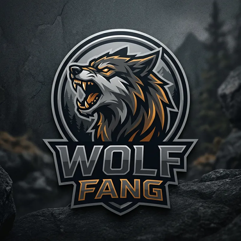 Wolf Fang Logo Design - Inspired by the Power of a Wolf