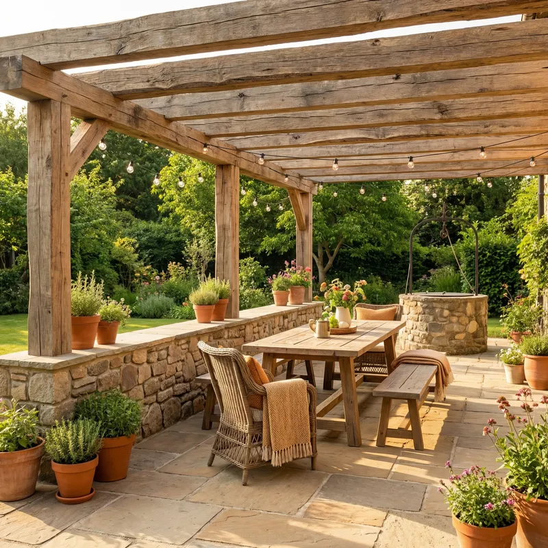 Rustic Style House Exterior Transformation