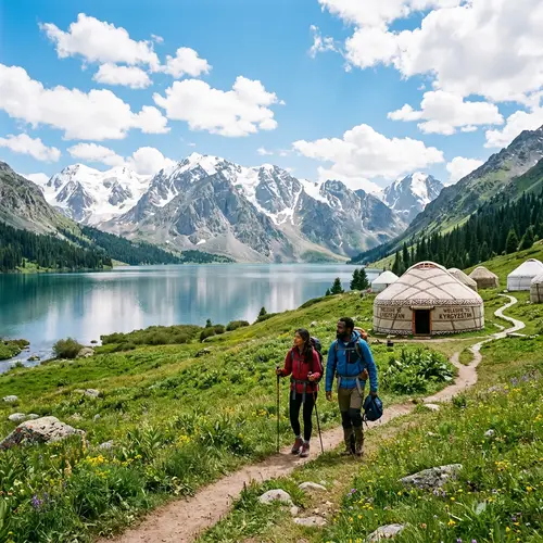 Explore Kyrgyzstan: Serene Lake & Majestic Mountains | Kyrgyz Tourism