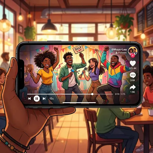 Energetic Short Videos App | Diverse Group Activities