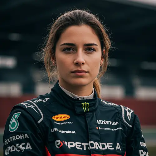 Female Formula One Racer Generator Image