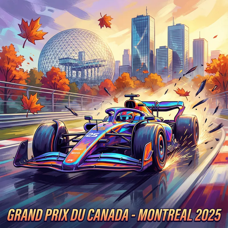2025 Formula 1 Car Art at Circuit Gilles Villeneuve