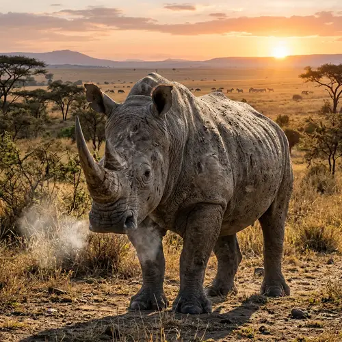 Majestic Rhino: Symbol of Natural Power