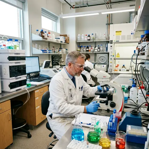 Professor in Modern Laboratory