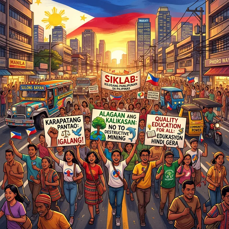Illustrating Civil Society & Social Movements in the Philippines Art