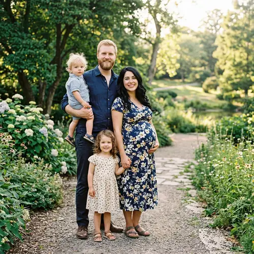 Joyful Family Moments: Pregnancy & Young Kids