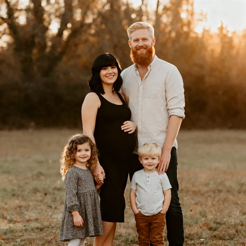 Joyful Family Moments: Pregnancy & Young Kids